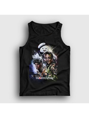 Presmono Unisex Siyah Cover Film Hayalet Avcıları Ghostbusters Atlet