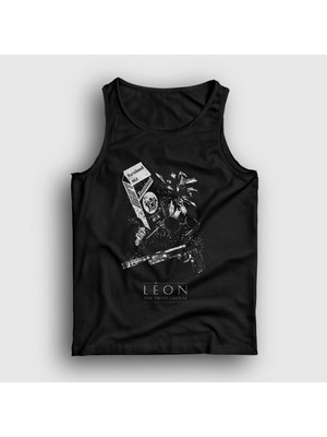 Presmono Unisex Siyah Milk Film Leon Atlet