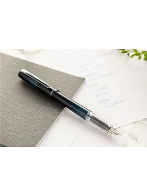 Platinum PPF-800-55-03-F Prefounte Dolma Kalem F Uç Graphite Blue