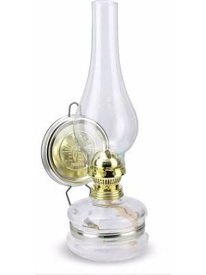 Kuzgun Online Shop 3' Lü Set Büyük Mor ve Şeffaf Gaz Lambası & 750 ml Gaz Yağı