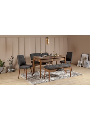 SEMBOL EXTRA MASA TAKIMI CEVİZ ANRASİT