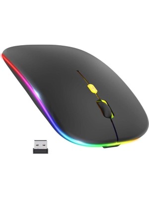 Reidan Şarjlı Kablosuz Rgb Mouse