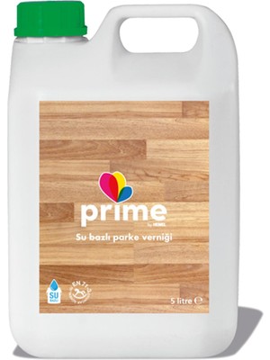 Hemel Prime Su Bazlı Parke Verniği - Cilası 5 Lt Ipek Mat