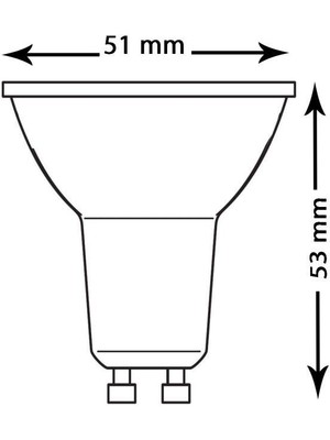 Osram Ledvalue 5W (50W) LED Spot Ampul GU10 Gün Işığı (3 Adet)