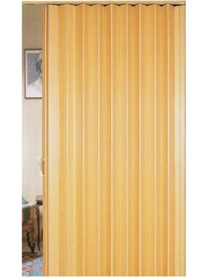 Sadece Nette Pvc Akordiyon Kapı Kayın