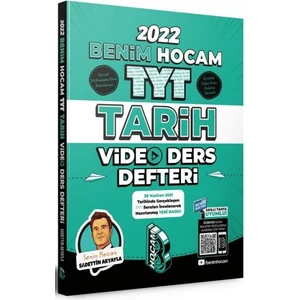 Benim Hocam Yayınları TYT 2022 Tarih Video Ders Defteri