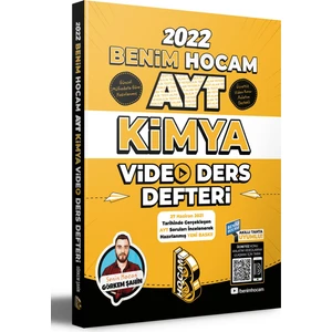 Benim Hocam Yayınları AYT 2022 Kimya Video Ders Defteri