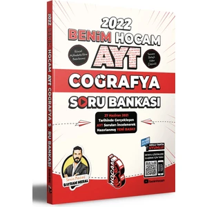 Benim Hocam Yayınları AYT 2022 Coğrafya Tamamı Video Çözümlü Soru Bankası
