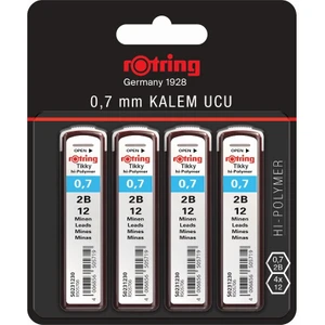 Hi-Polymer Kurşun Kalem Ucu (2B), 4'lü Paket, 0.7 mm