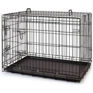Best Cage 122X75X82 Cm İki Kapılı Katlanabilir Metal Köpek Kafesi