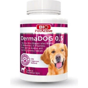 Bio Pet Active  Dermadog Sarımsaklı Tablet 75 gr 150 Tablet