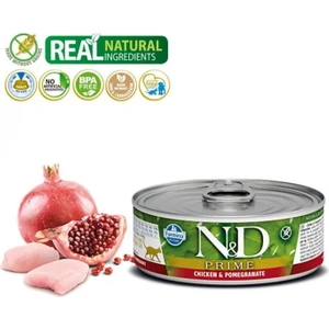 Nd Prime Tahılsız Tavuklu Narlı Yetişkin Kedi Konservesi 80 gr