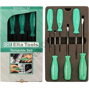 Elta Opak Seri Tornavida Seti 6 Parça
