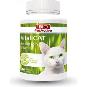 Bio Pet Active  Vitalicat Multivitamin 75 gr 150 Tablet
