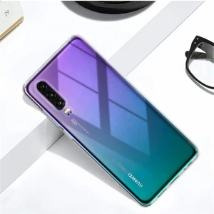 Huawei P30 Kılıf Şeffaf Silikon Hibrit Case