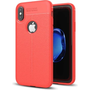 Apple iPhone x Kılıf Deri Tarzı Niss Silikon Case