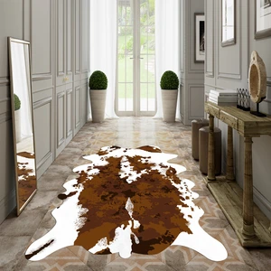 Confidence Home Dekoratif Post Görünümlü Dijital Baskı Kaymaz Taban Yıkanabilir Halı