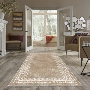 Confidence Home Dijital Baskı Yıkanabilir Kaymaz Taban Salon Halısı Mutfak Halısı Koridor Halısı
