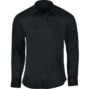 Slim Fit Mikro Saten Erkek Spor Gömlek