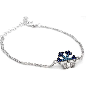 By More 925 Ayar Gümüş Kar Tanesi Bileklik