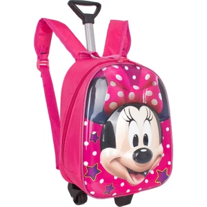 Mn Miky Tekerlekli Çocuk Sırt Çantası Pembe