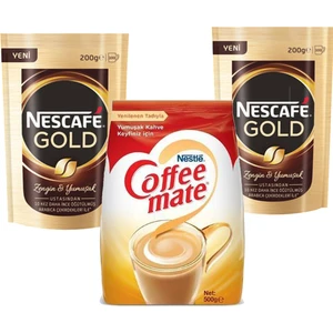 Gold 200 gr x 2 Nestle Coffe Mate 500 gr