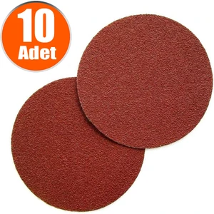 Cırt Zımpara 125 mm Spiral Avuç Taşlama 80 KUM (10 ADET)