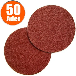Cırt Zımpara 125 mm Spiral Avuç Taşlama 40 KUM (50 ADET)