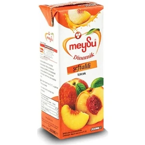 Meysu Meyve Suyu Şeftali 200 ml 4 x 27'li