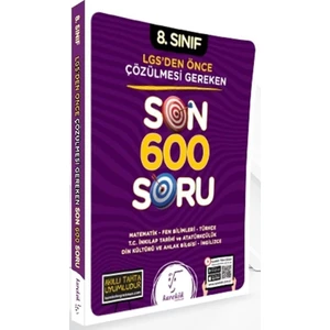 Karekök Yayıncılık LGS Öncesi Çözülmesi Gereken Son 600 Soru