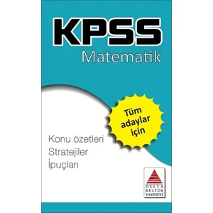 Delta Kültür Yayınevi Delta Kültür KPSS Matematik Stratejiler İpuçları Kartları