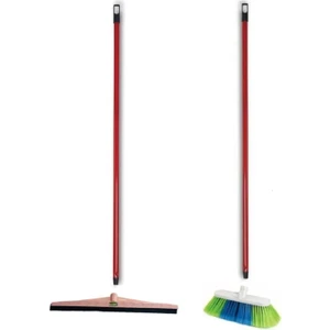 Yer Fırçası 40 cm + Çekpas + Metal Sap x 2 4'lü Set