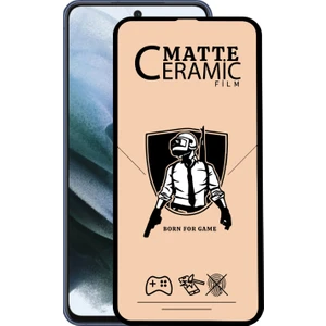 Kzy Samsung Galaxy S21 Fe Tam Kaplayan Mat Seramik Nano Esnek Ekran Koruyucu Cam