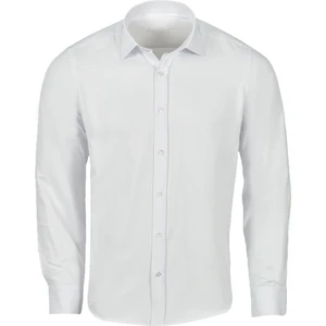 Slim Fit Mikro Saten Erkek Spor Gömlek