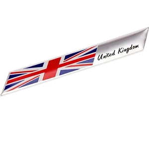 Ingiltere Bayrağı Çubuk Tasarımlı Alüminyum Sticker Etiket