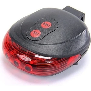 Çok Fonksiyonlu Pilli Bisiklet LED Lazer Işığı Arka Stop Lambası