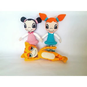Oyuncak Park Canım Kardeşim Mine Müge Mıncır Takım Amigurumi Organik Oyuncak