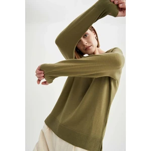 Regular Fit Bisiklet Yaka Kaşmir Dokulu Ekstra Yumuşak Triko Kazak I6913AZ21WN