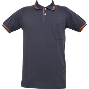 Ssm Sesam Grup Çizgili Polo Yaka Füme Tshirt