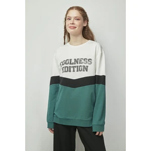 Çok Renkli BU4U Coolness Sweatshirt