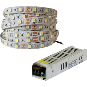 Amber LED 4040 Yeni Nesil Şerit LED Amber 5 Metre + 5 Amper 60W LED Trafo