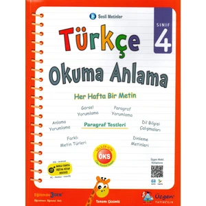 Üçgen Yayıncılık 4. Sınıf Türkçe Okuma Anlama Kitabı