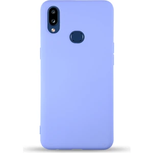 Kzy Samsung Galaxy A10S Kapak Içi Kadife Lansman Silikon Kılıf - Lila