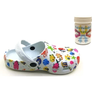 Gzr Çocuk Sabo Plaj Ev Banyo Deniz Havuz Günlük Terlik 50ML Nane Ferahlığı Topuk Çatlağı ve Nasır Giderici Krem