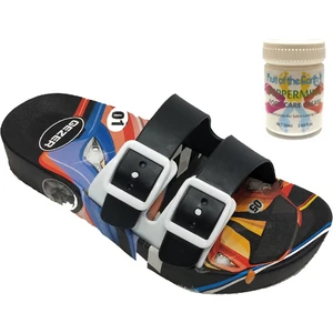 Gzr Erkek Çocuk Plaj Ev Banyo Deniz Havuz Günlük Terlik 50ML Nane Ferahlığı Topuk Çatlağı ve Nasır Giderici Krem