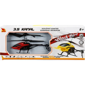 Uzaktan Kumandalı Black Bird Helikopter 3.5 Kanal - Kırmızı