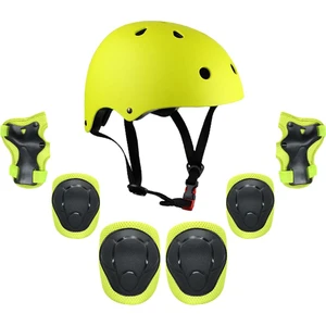 Buyfun Çocuklar 7 In 1 Kask ve Pedleri Set Ayarlanabilir Çocuklar (Yurt Dışından)