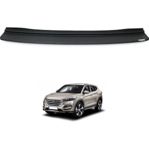 Hyundai Tucson 2018-2020 Yılları Arası Arka Tampon Eşiği Mat Siyah (Abs)