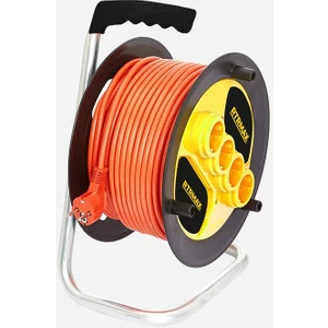 Rtrmax REM31535 Seyyar Makaralı Uzatma Kablosu 3*1.5 Mm- 35 mt