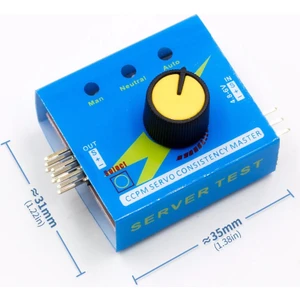 Servo Motor Hız Kontrol Servo Test Cihazı Esc Tester - 3 Kanal